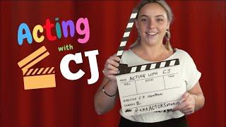 Acting Classes for KIDS! Episode 1 - Acting with CJ