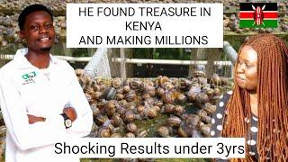 HOW THIS 27YRS OLD KENYANMAKES MONEY THROUGH SNAIL FARMING(GRASS TO GRACE)