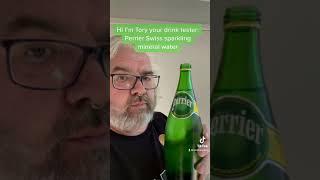 Perrier Swiss sparkling mineral water drink test