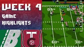 Titan Championship Football Week 4 Highlights | Tennessee Crush @ Birmingham Steel