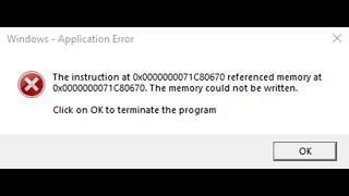 Fix Adobe Reader DC instruction at referenced memory could not be written Error in Windows 11