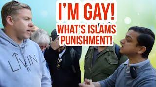 I'm Gay! Whats Islam's punishment! Mansur Vs Gay Visitor | Speakers Corner | Hyde Park