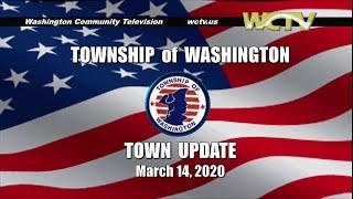 Township of Washington Update 03.14.20