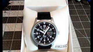 Unboxing: My New SNZG15  Seiko 5 Sport Automatic Watch Christmas Present