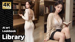 Ai art | 도서관 | Library | Lookbook