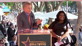 Will Ferrell speech at Octavia Spencer's Hollywood Walk of Fame Star ceremony