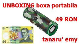 Unboxing boxa portabila la 49 de lei (Borofone BR1)