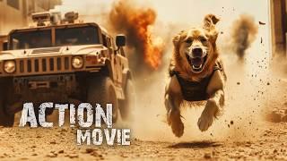 A heroic dog unites a family on a journey full of dangers / Action movie in English