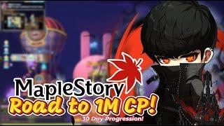 MapleStory: Noob Gets 1 Million Combat Power in 30 days? Normal Cygnus Solo Clear, CVellum Attempts!