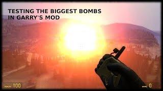 BIGGEST EXPLOSIONS | Garry's Mod