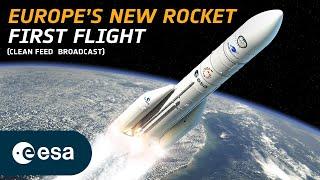 Ariane 6 first flight - clean feed (Official broadcast)