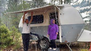 EVERYTHING GOT WET IN THE RAINY CAMP