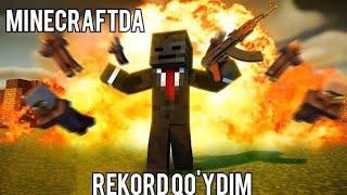 MINECRAFTDA 100 TA QISHLOQ AHOLISINI QUL QILIB REKORD QŌYDIM UZBEK TILIDA DUBLAJ