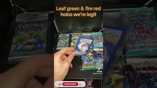 Leaf green & fire red holos we’re legit