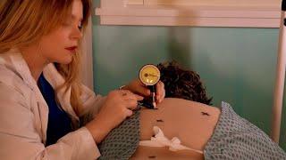 ASMR Back Exam: Measuring & Pulse Stimulation | Patient POV & Real Person
