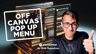 Off Canvas Menu Pop-Up - Elementor Wordpress Tutorial