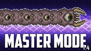 Terraria 1.4 EATER OF WORLDS & WRITHING REMAINS! (Master Mode)