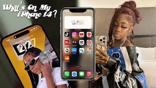 WHAT'S ON MY IPHONE 14 PRO MAX | IOS 16 + app recommendations for content creators