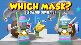 Bee Swarm Simulator Diamond Mask vs Gummy Mask - Which is Best?