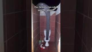 Wc sekolah emang random banget isinya #memeindonesia #wc #sekolah #sekolahan