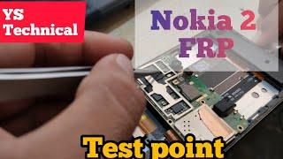 #Nokia 2 unlock and frp Qualcomm test point done 