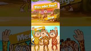 Berge oder Meer? #giraffenaffen #kinder #eltern #familie #musik