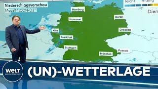 UNWETTER-SITUATION in Deutschland: Eine Entspannung ist nicht in Sicht!