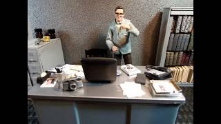 C.S.I. Edward Nygma G.C.P.D. Office Diorama