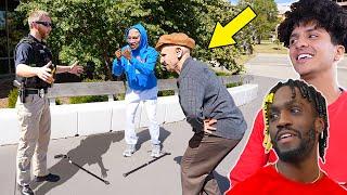 We Tried Fighting the Police as Fake Old Men!