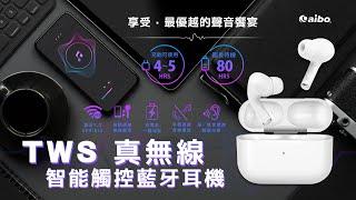 aibo TWS真無線雙耳 智能觸控藍牙V5.0耳機｜LY-MIC-BTDB