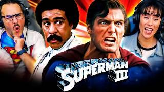 SUPERMAN III (1983) IS BONKERS!! MOVIE REACTION!! Christopher Reeve | Richard Pryor