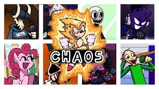 FNF Chaos, But Everyone Goes Super Sonic Mode (Chaos But Everyone Sings It)