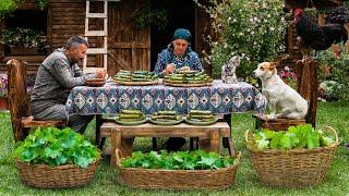 Homemade Beef Dolma in Foraged Grape Leaves | Village Method