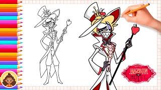 How to Draw Lucifer | from Hazbin Hotel