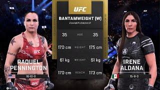 Raquel Pennington vs Irene Aldana – UFC 5 Women’s Bantamweight Showdown!