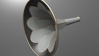 The Foundry MODO - Old Gramophone Funnel for Lamentest