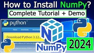 How to Install NumPy on Windows 10/11 [ 2024 Update ] in Python 3.12.2