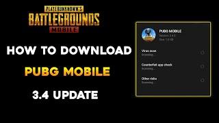 how to download Pubg mobile 3.4 Update | how to get pubg 3.4 update