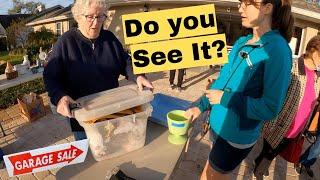 We Saw This GARAGE SALE SCORE From The Car!