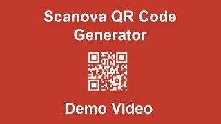 Scanova QR Code Generator: Demo Video