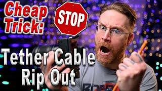 Stop Ripping Out Your USB When Tethering! | Cheap Trick