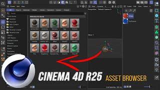 How to install .lib4d libraries in Asset Browser Cinema 4D R25