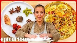 How a Pakistani Chef Makes Traditional Chicken Biryani | Passport Kitchen | Epicurious