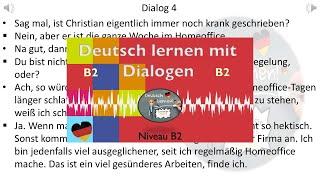 Dialoge B2 | Deutsch lernen durch Hören | 10 |