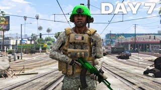 I survived 7 days at WAR in GTA 5!