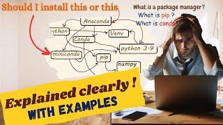 Python Virtual environments ! Why ? And how? conda? pip?....Explained clearly
