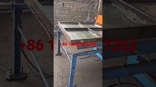 Rubber floor tiles vulcanizing press machine in UZBEKISTAN