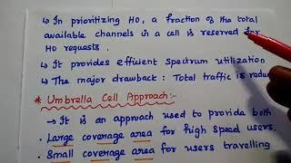 Handoff Strategies and Its Practical Considerations - Cellular Concept