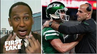 FIRST TAKE | Stephen A. STRONG REACT to Aaron Rodgers accused by Fans of getting Robert Saleh FIRED