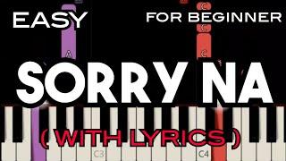 SORRY NA ( LYRICS ) - PAROKYA NI EDGAR | SLOW & EASY PIANO